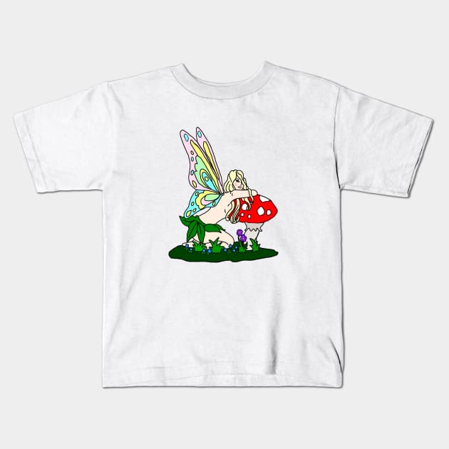 Faerie Girl Kids T-Shirt by imphavok